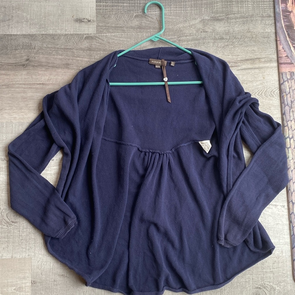 Medium Repeat Navy Cardigan